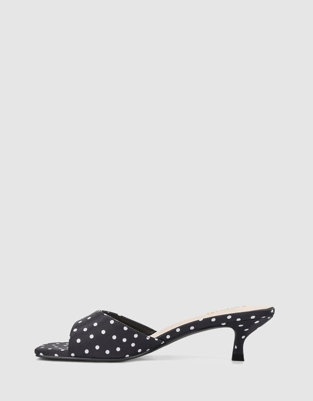Verali - Alyssa Kitten Heel Mules