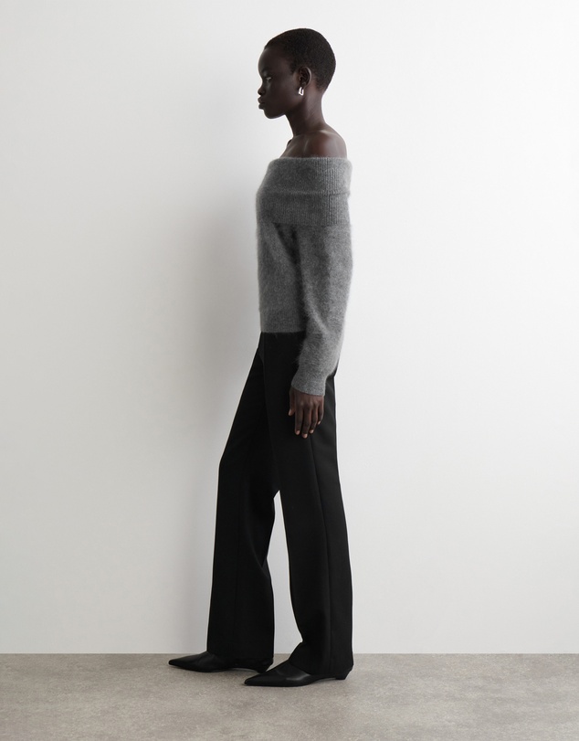 COS - Off-The-Shoulder Merino Wool Jumper