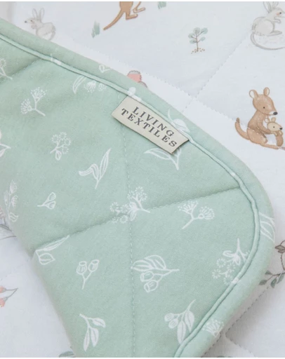 Living Textiles - Reversible Quilted Cot Comforter - Australiana
