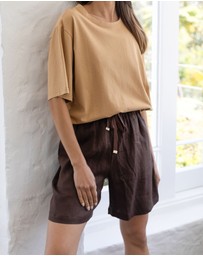 CAMIXA - Panthea Linen Shorts