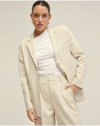 Oxford - June 3 Button Linen Jacket