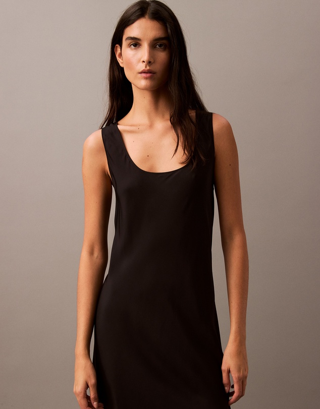 Calvin Klein - Twill Midi Slip Dress