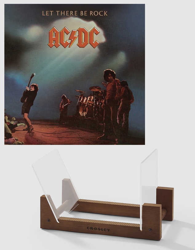 Sony Music - Ac/Dc Let There Be Rock Vinyl Album & Crosley Record Storage Display Stand