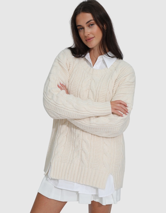 Belle & Bloom - Perfect Me Oversized Crew Sweater