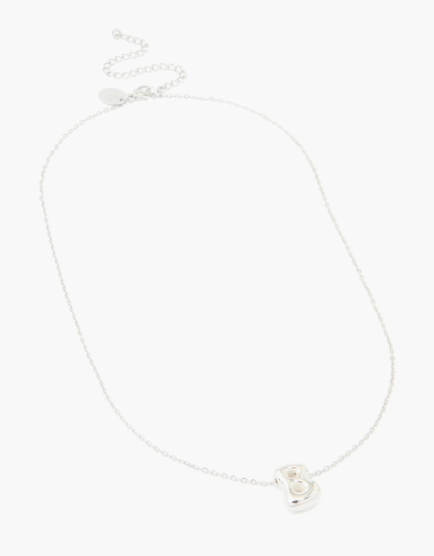 Lovisa - Waterproof Stainless Steel Large Bubble Letter B Necklace