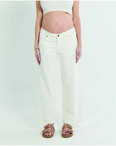 Soon Maternity - Heaven Straight Jeans (Cropped)