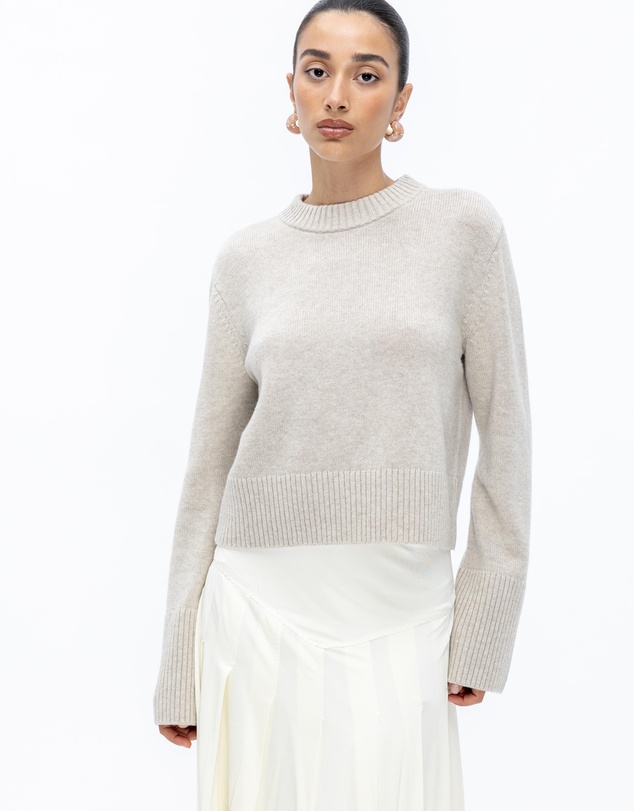 Minima Esenciales - Talen Merino Wool Cashmere Blend Jumper