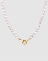 Elli Jewelry - Necklace Pearl 925 Sterling Silver