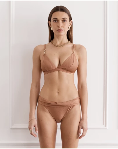 Aqua Blu Australia - Bronze Natalia Triangle