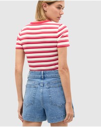 Seed Heritage - Denim High Waisted Short
