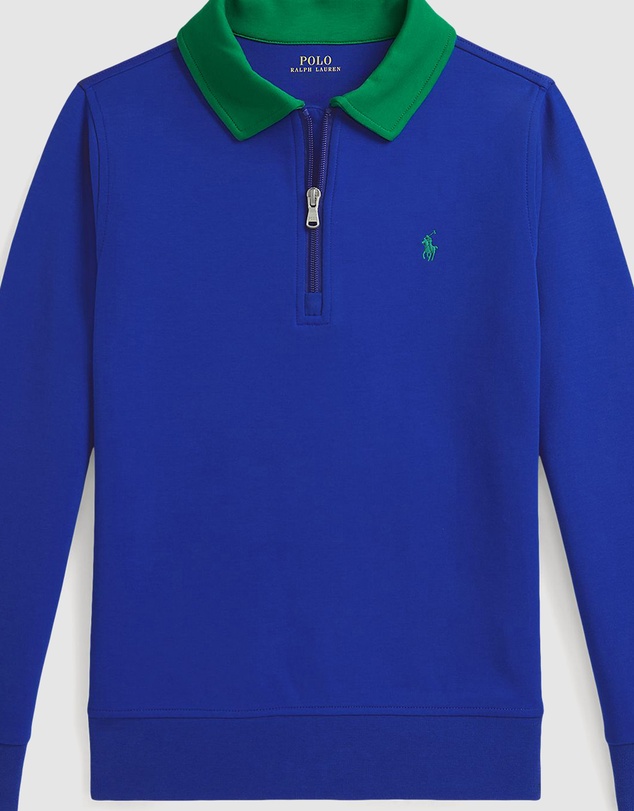 Polo Ralph Lauren - Double-Knit Collared Sweatshirt - Teens