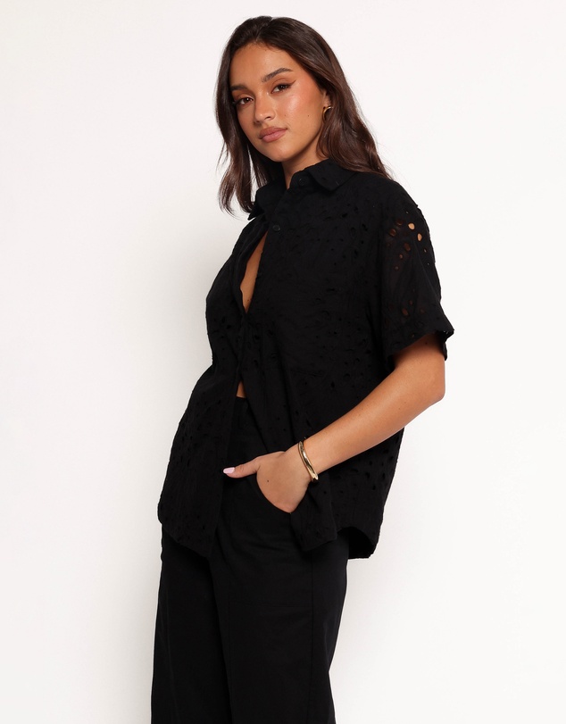 Petal & Pup - Kamala Shirt - Black