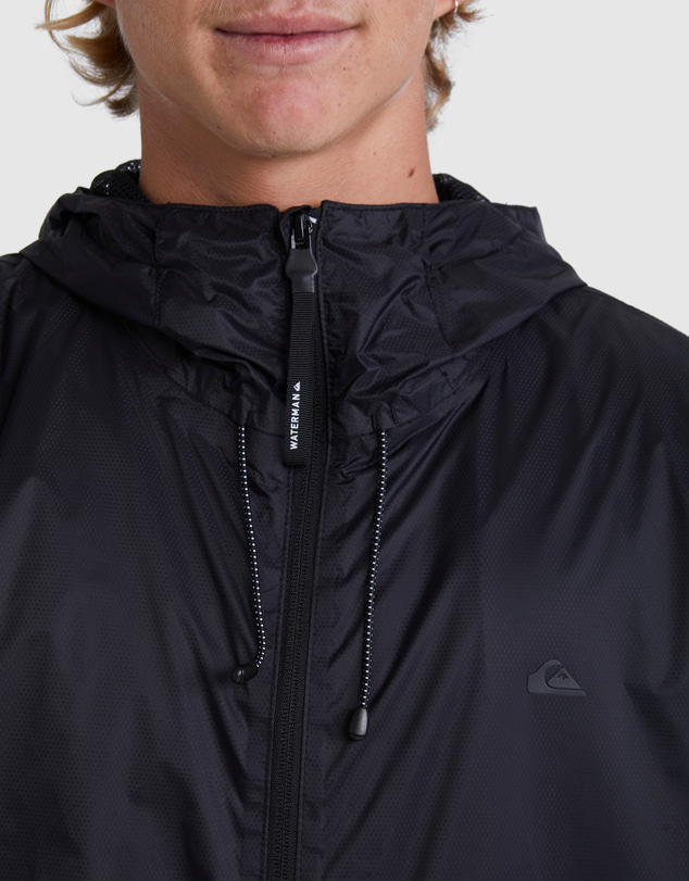 Quiksilver - Mens Waterwind Hooded Windbreaker Jacket