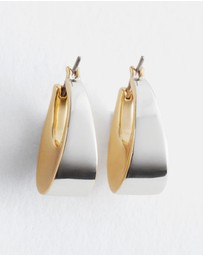 & Other Stories - Two-Toned Bell Hoop Earrings