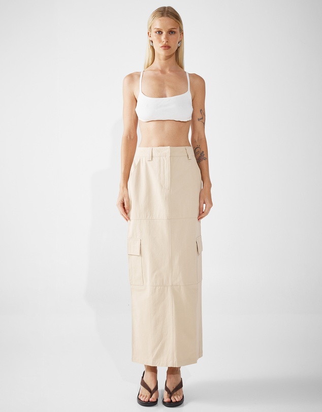 BY.DYLN - Laikon Cargo Maxi Skirt