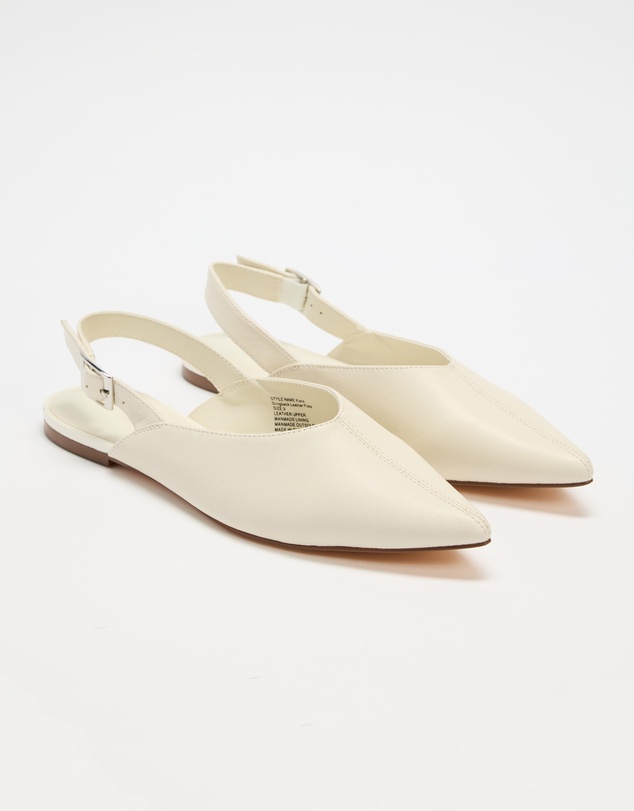 Atmos&Here - Kiera Slingback Leather Flats