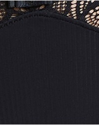Sans Complexe - Ariane Essential Ribbed Microfibre Bikini Brief With Lace