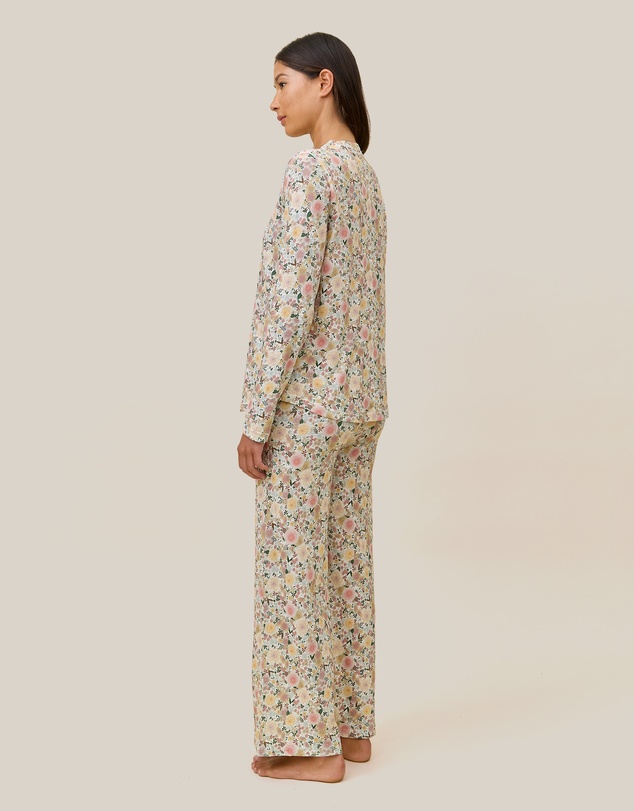 Papinelle - Meribel Organic Cotton Knit Long Sleeve Tee and Wide Leg Pant