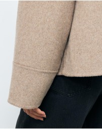 AERE - Maya Double Faced Wool Blend Jacket