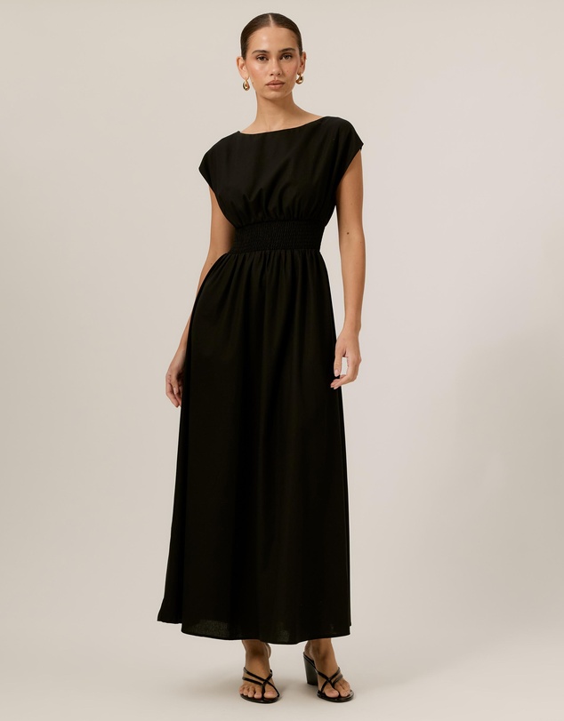 Tussah - Brooke Boat Neck Midi Dress