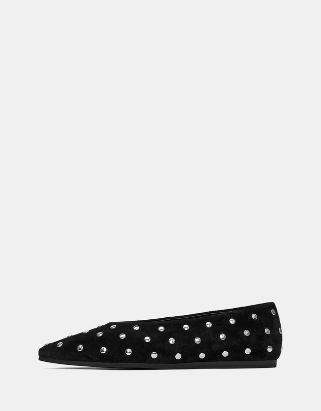 ARKET - Studded Suede Ballet Flats