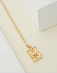 Carly Paiker - Pisces Star Sign Zodiac Tag Necklace
