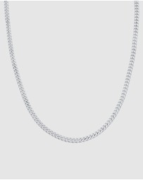 Kuzzoi - ICONIC EXCLUSIVE - Necklace Men Armor Robust Basic in 925 Sterling Silver