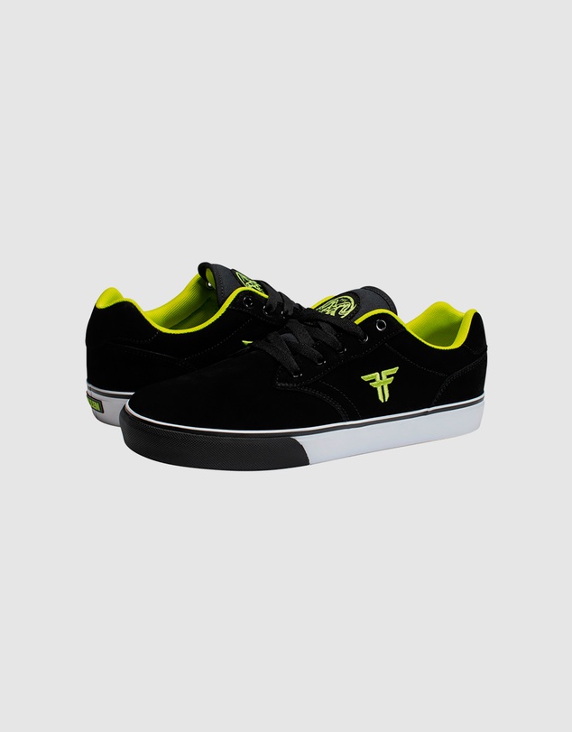 Fallen Footwear - Fallen Footwear Impact Foam The Goat Suede Men Shoes Black/Lime