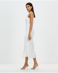 Third Form - Running Water Bias One Shoulder Dress