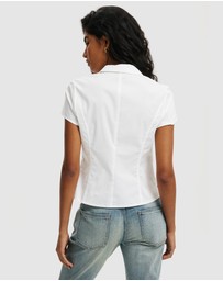 Cotton On - Short Sleeve Fitted Shirt