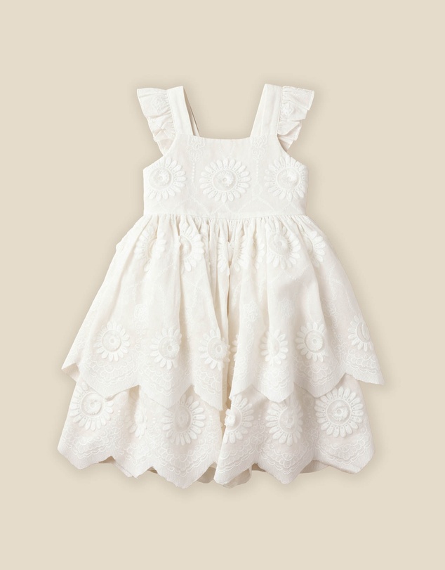 Bebe by Minihaha - Tiered Broidery Dress - Kids