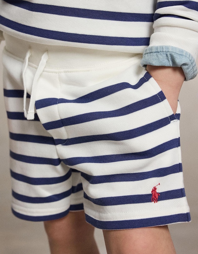 Polo Ralph Lauren - Striped French Terry Shorts - Babies-Kids