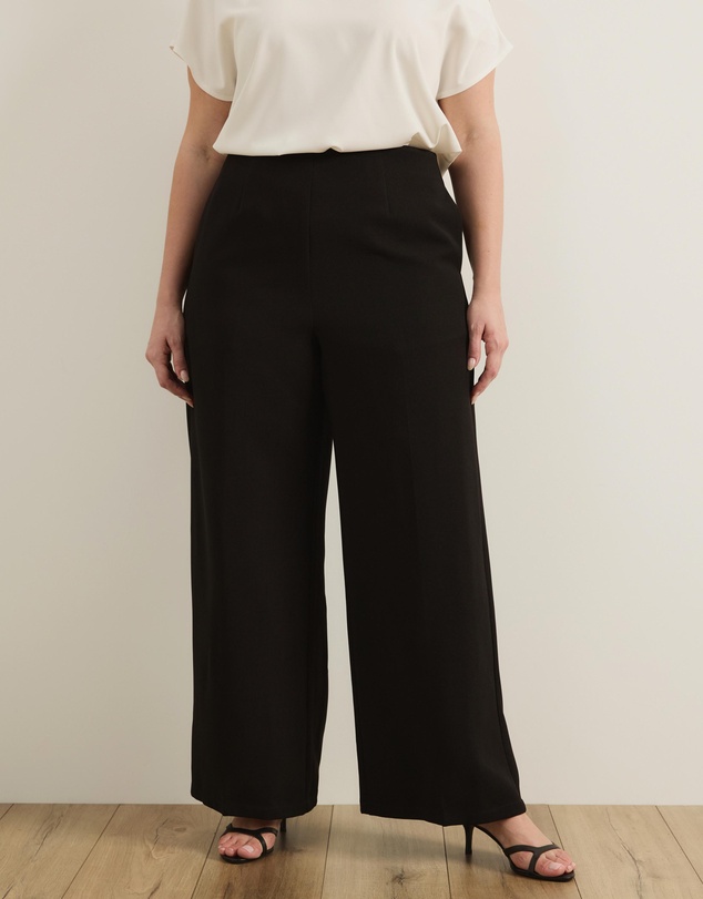 Atmos&Here Curvy - Eira Straight Leg Tailored Pants