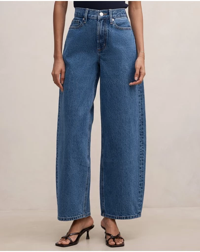 Forever New Petite - Emma Petite Mid Rise Barrel Jeans