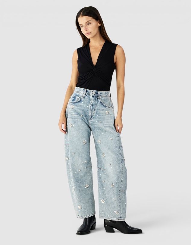 rag & bone - Charlie High-Rise Ankle Barrel Jeans