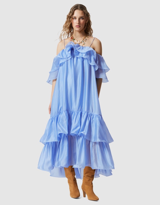 & Other Stories - Off-Shoulder Ruffle Maxi Dress