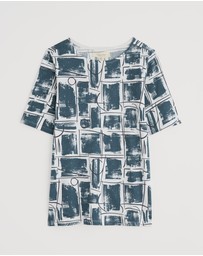 Seasalt - Seasalt Cornwall Blue Poisson T-Shirt