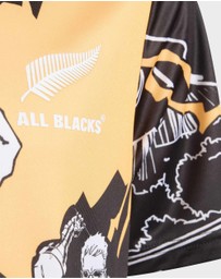 adidas Performance - ALL BLACKS MARVEL CAPTAINS RUN JERSEY KIDS