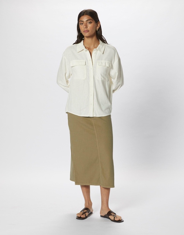 ONLY - Caro Linen Pocket Shirt