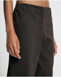 Lover - Genevieve Suede Look Pants