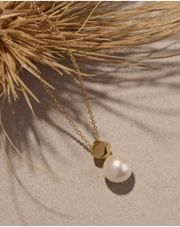 Najo - Mirage Yellow Gold Pearl Necklace