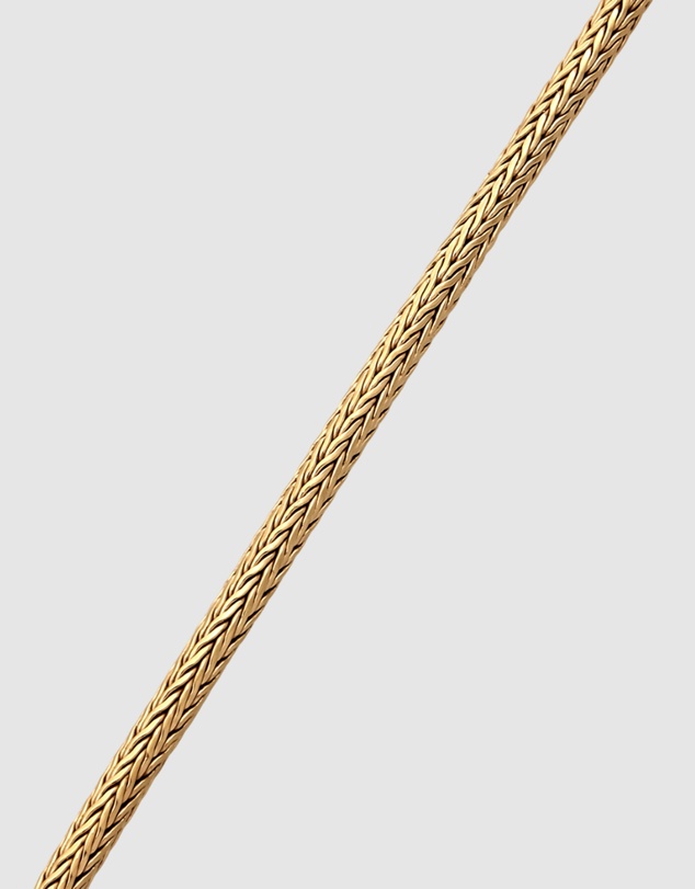 Kuzzoi - ICONIC EXCLUSIVE - Classic Snake Chain Necklace in Gold-Plated 925 Sterling Silver