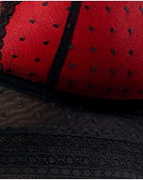 Parfait - Mia Dot Longline Padded Lace Bralette