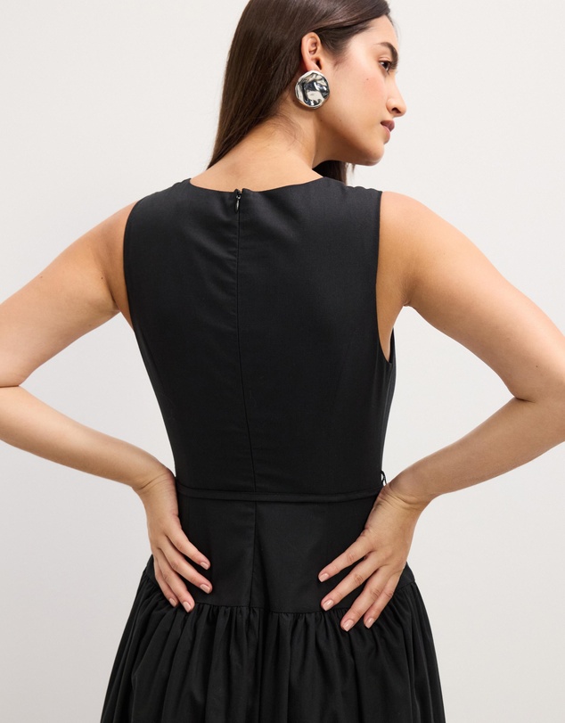 The Fated - Cleo Drop Waist Midi Dress