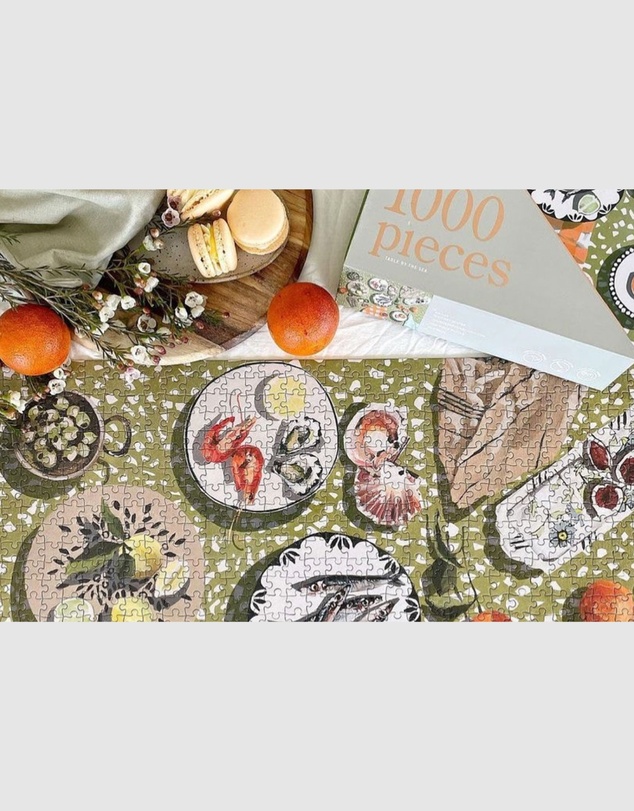 Journey Of Something - 1000 Piece Puzzle - Table By The Sea