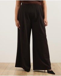 Atmos&Here Curvy - Gwen Pleated Palazzo Pants