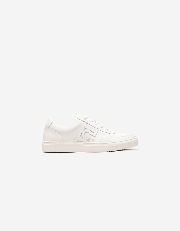 Calibre - Monogram Leather Sneaker White