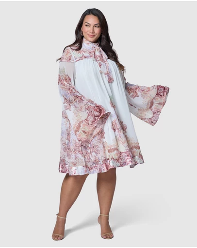 Pink Dusk by Curve Project - Secret Flame Mini Dress