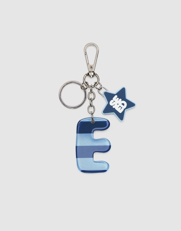 Seed Heritage - BLUE STRIPE INITIAL KEYRING