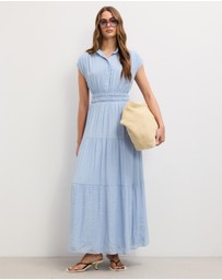 The Fated - Della Gathered Maxi Dress